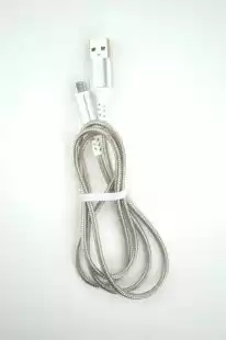 Usb-cable Micro USB 4you Ebro ( 2000mah, метал, сталевий )