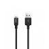 Usb-cable iPhone 5 HOCO X14 Times 2m (круглий, тканевий, метал. коннект) Black