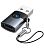 Переходник HOCO UA46B с USB3,0 папа/Type-C мама Grey