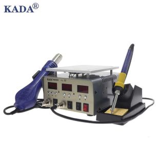 Паяльная станция KADA 9803D+ фен, паяльник, цифр. инд, с вакуумным сепаратором 7" (W) - Цена Недели!