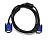 Кабель VGA-VGA папа/папа 1,5м (2 феррита) черный