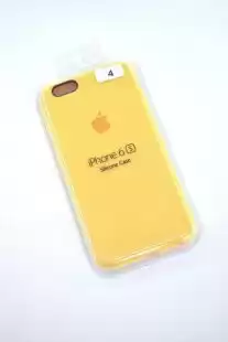 Чохол iPhone 6 / 6S Silicon Case original FULL №4 yellow (4you)