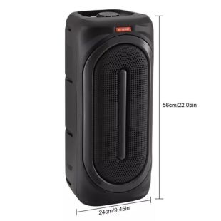 Портативна колонка MS-2039BT (USB+SD+Bluetooth+FM+LED) Black