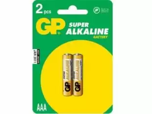 Батарейка GP 24A-2UE2 Super Alkaline LR03, AAA (2 в блістері, 20 в упаковці)