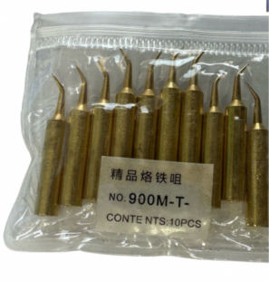 Жало паяльника Premium Conte NTS NO.900M-T- изогнутое золотистое 1 шт. (W)