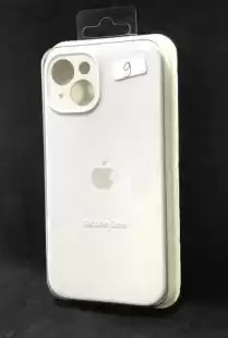 Чохол iPhone 15Plus Silicon Case original FULL Camera №9 White (4you)