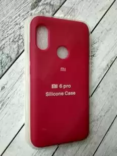 Чохол Xiaomi Redmi Note 6/6Pro Silicon Original FULL №2 rose red -Акціонная Ціна! (4you)