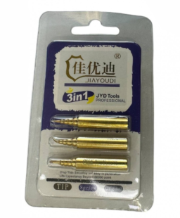 Жало паяльника Набір JUD Gold серія 900 3в1 (900M-пряме, вигнуте, лезо ) (W) 