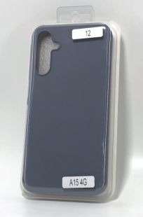 Чохол Samsung A15(4G) Silicon Original FULL №12 Charcoal grey (4you)