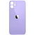 Заднее стекло корпуса iPhone 11 (big hole) Purpure (Х) 8000837Pu