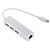 HUB Type-C на 3 USB 2.0 + RJ45 сетевая карта