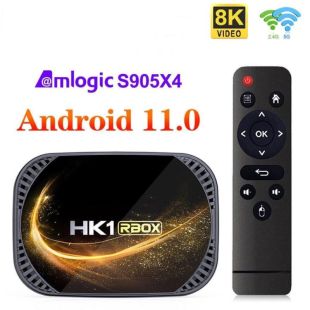 Smart TV HK1 RBOX -X4s 4/32GB (Amlogic S905X4 64-bit, Quad Core ARM Cortex A55, G31™ MP2) 