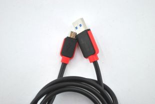 Usb-cable Micro USB 4you Niagara (2.1A, чорний, 1.2м) (від10шт - 10%)