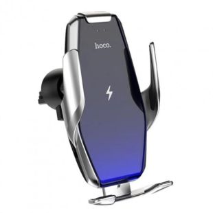 Holder HOCO s14 (с беспроводным зарядным) Silver