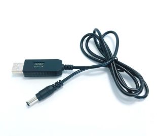 Кабель для заряджання планшетів/роутерів (USB, 5.5mm, 12V, 1м)