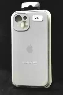 Чохол iPhone 15Plus Silicon Case original FULL Camera №26 ash (4you)