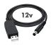 Кабель для зарядки планшетов/роутеров (USB, 5.5mm, 5-12V, 1м)
