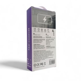 CЗУ 4you A52 (PD 22.5W, Fast Charger QC 3.0, 5V/3A, 9V/12V-1.5A, 2 виходи) black 