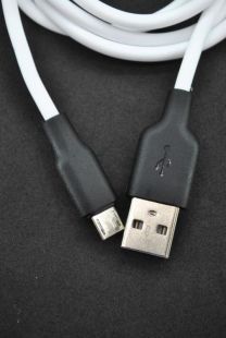 Usb-cable Micro USB 4you Dnister white (2.4A, Silicon Perfect) Нова упаковка! 