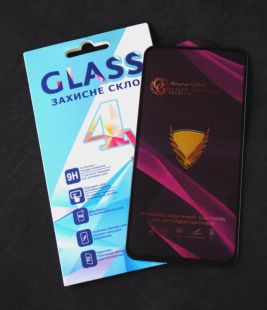 Защитное стекло Samsung A14(4G) Golden Armor Big Curve Black 4you