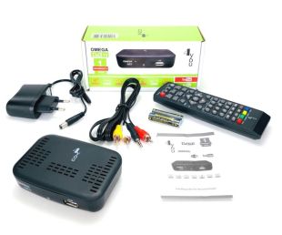 ТВ-Тюнер DVB-T2 4you OMEGA (mini без дисплея, Гар 12міс, пластик, кращий охолодження., 2usb, GX6705) 