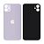 Заднее стекло корпуса iPhone 11 (big hole) Original PRC Violet (Х) 8000847Vi