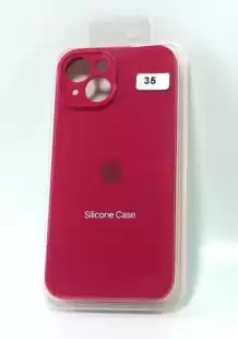 Чохол iPhone 14Plus Silicon Case original FULL Camera № 35 rose red ( 4you )