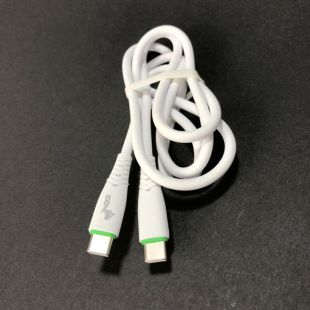 Cable Type-C/Type-C 4you Elbe (3A, silicon) White