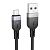 Usb-cable Type-C HOCO X109 3m 3A (круглий) Black
