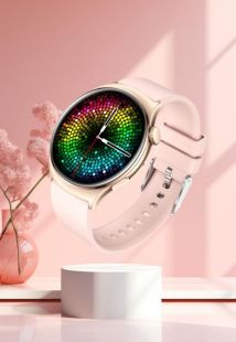 Часы Smart Watch 4you SPACE (1.43 AMOLED Звонки,фонарик, aluminum,12мес гар) CORAL PINK - Новинка!