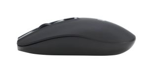 Мышь беспроводная 4you M5 black (АКБ, 2.4G+BT, Type C, 6кн, 12мес гарантия )