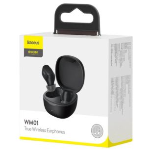 Bluetooth-гарнітура Baseus Encok True Wireless Earphones WM01 NGTW240001 Black