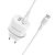 СЗУ-USB BOROFONE BA25A 2.4A 2USB + кабель Type-C White (блистер)
