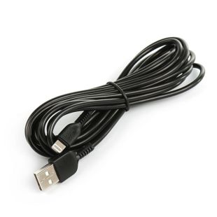 Usb-cable iPhone 5 HOCO X20 Flash 3m (круглий) Black