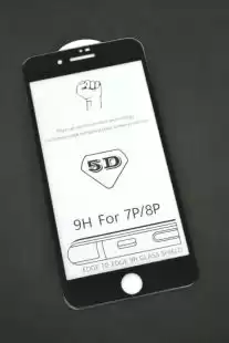 Захисне скло iPhone 7+ / 8+ 3D/6D Black 4you