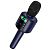 Мікрофон-караоке бездротової HOCO L24 Shine (Bluetooth 5.0, USB слот, 1-динамік) Blue