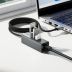 Hub HOCO HB1D 4 порта (USB to USB2.0*3+RJ45) Grey