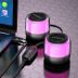 Портативная колонка 2 in 1 BOROFONE BP12 LED (Bluetooth 5.2) Black