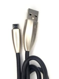 Usb-cable Micro USB 4you Olbani black (2A, soft silicon) (від10шт - 10%)
