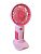 Вентилятор ручной MINI FAN MJ122 (подставка для телефона, 3 режима, MicroUSB) Pink