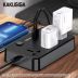 Фильтр сетевой Kakusiga KSC-948 1.5m (2500W, 3USB, Type C, 3 розетки) Black