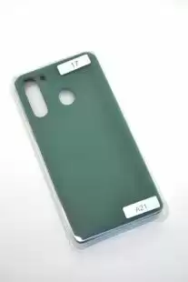 Чохол Samsung A21/A215 Silicon Original FULL №17 Dark green (4you) 