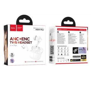 Bluetooth-гарнитура HOCO EQ34 Plus Rima (Bluetooth 5.3) White