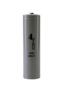 АКБ 18650 4you 3000mAh with metal part (защита от перезаряда)