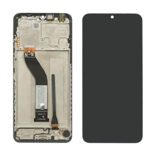 LCD Xiaomi Redmi 14C/A4 (5G) чорним тачскрином + корпусна рамка GXQC Service Pack (M)