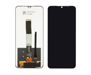 LCD Xiaomi Redmi 9A / Redmi 9C із чорним тачскрином Service Pack (M) 