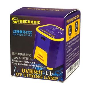 Лампа ультрафиол Mechanic L1 со встроенным аккумулятором (таймер 30/ 60 сек.5V, 7W) (М)