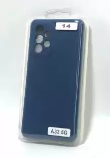Чохол Samsung A33(5G) Silicon Original FULL №14 Dark Blue (4you)