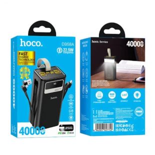 Power Bank 40000mAh HOCO DB58A Action 22.5W fully compatible Black