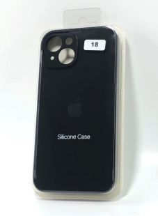 Чохол iPhone 13 Silicon Case original FULL Camera №18 black (4you)